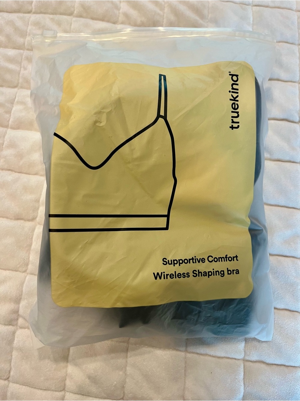 Truekind Everyday Smooth Black Seamless Bra - Women Intimates